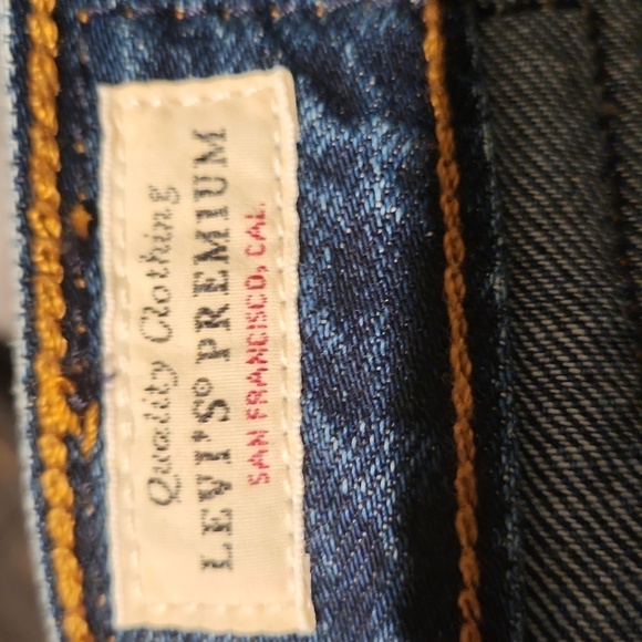 LEVIS Denim Midi Skirt - Picture 6 of 7